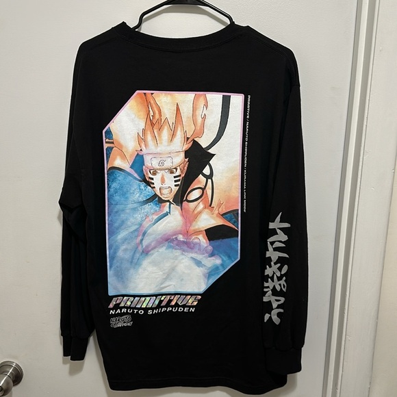 Primitive Skateboarding x Naruto Shippuden Kurama Link Mode Long Sleeve size L - Picture 3 of 4